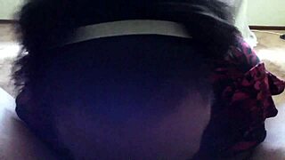 Ebony girl gives sloppy oral head like a pro 😋