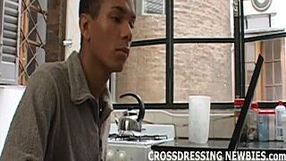 I love crossdressing as a sissy slut in stockings and lingerie