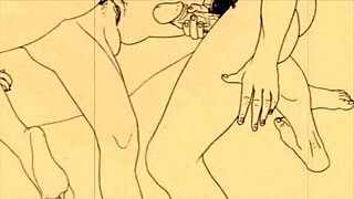 Vintage Erotic Cartoon Drawings