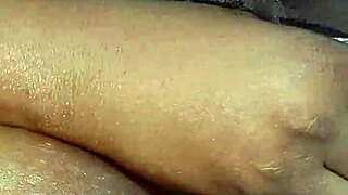 Ebony Whore Squirts During Dildo Masturbation