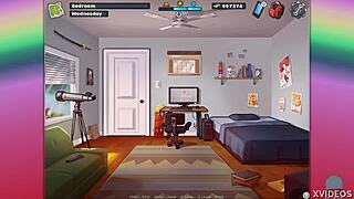 brunette babe rides monster dildo in summertime saga 11 😍