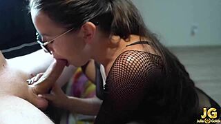 Girlfriend Sucks and Jerks Cock Hard After Work - Amateur