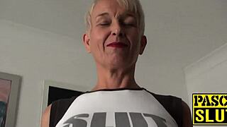 In this casual tale, mature Scarla dominates with a deep blowjob and swallow.