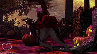 Happy Halloween With Big Tits And Monster Cock!