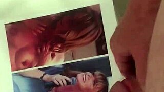 i make a cum tribute for brad and ginger while masturbating.