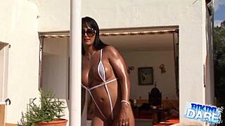 georgina in panties bikini thong model sexy