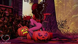 Happy Halloween With Big Tits And Monster Cock!