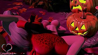 Happy Halloween With Big Tits And Monster Cock!