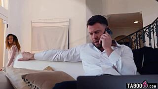 young ebony wife cheats with bisexual friend and husband knows