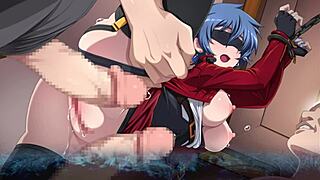 Agent entangles with blowjob and bondage!