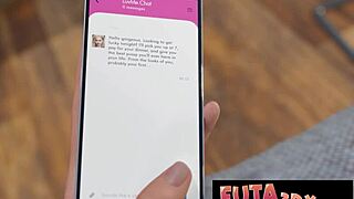 Hey babe, feel this hot futa cock pounding you hard?