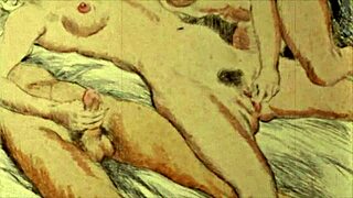 Vintage Erotic Cartoon Drawings Collection