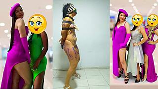 Slave Samantha DANCES while getting WHIPPED, HUMILIATED, and made to SING in BDSM bondage.