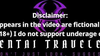 quick bang with mavis at hotel transylvania in 3d cartoon style. wild cowgirl ride!