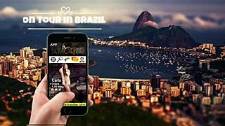 Hot Body Brazilian Slut Sucks And Rides Cock