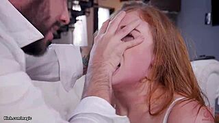 Stepdad Anal Fucks Busty Bound Teen 18+ In Intense BDSM Roleplay.