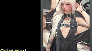 Colombian Casting Couch - Alt Goth Latina Slut Cum Facial Casting