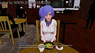 Exploring the harem hotel in this anime game adventure.