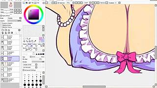 i'm drawing hentai speed part 3 with big tits flats and shading