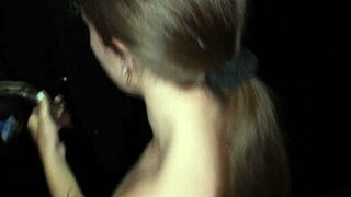 Kourtney Swallows Big Cumshot From Gloryhole