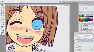 i'm drawing hentai speed part 3 with big tits flats and shading