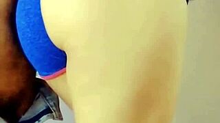 Young Girl Undresses During Cleaning Session