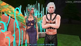 Astarion fingers horny tav and cums inside her pussy.