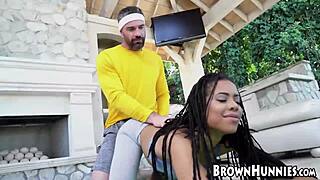 Athletic 18yo Kira Noir gets penetrated deep