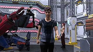 Stranded Robot Girl Gets Creampied By Monster Cock!