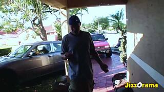 Big Boobs Ebony Milf Fucks Cute Male Babysitter With Jizz Facial.