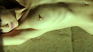 Small Tits Brunette MILF Strips Amazingly