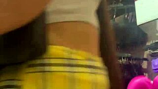 my sugar daddy takes me shopping for lingerie and teases my small tits