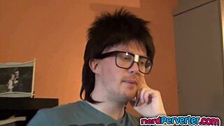 Cute Ebony Princess Sucks Nerds Cock