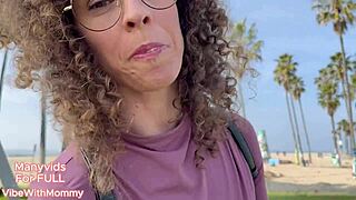 Crying Jewish stepmom steals burger for risky raw sex outdoors.