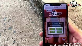 Hey, German agent picks up Spanish Latina for holiday sex date! 😉