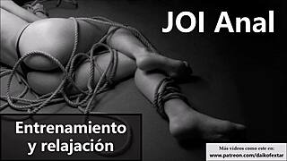 Joi anal en espa�ol para relajarse y entrenar tu culo