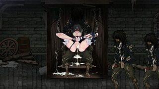 In the nightless area, the character explores slums and underground passage in night of r scenes part twelve