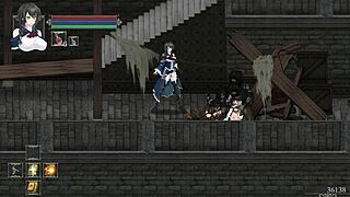 In the nightless area, the character explores slums and underground passage in night of r scenes part twelve