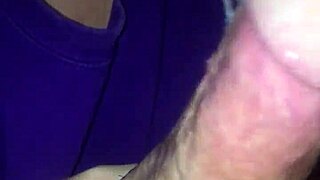 Sloppy deepthroat blowjob on monster cock.