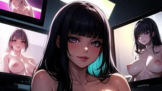 ai girls with big tits, 'want some hentai fun?'