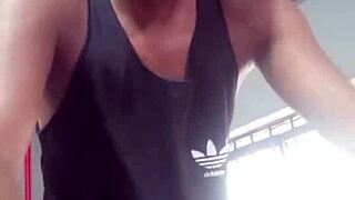 two young men meet at the gym and visit a stranger's home