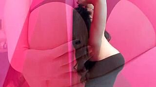 jayden jaymes masturbates her big tits and pussy in the bathtub.