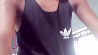 two young men meet at the gym and visit a stranger's home