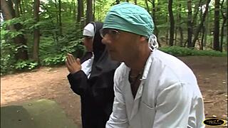 At the cemetery, a nun couldn’t resist a passing doctor’s hardcore advance