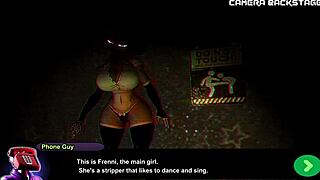 我在玩Fap Nights at Frennis 1色情游戏时有危险！