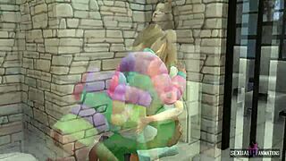 Plumber Trades Work for Steamy Lesbian Sex in Hot 3D Anime Action. Clients Can't Resist!