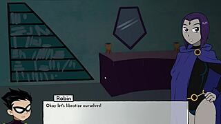 starfire sucks dick in 18titans part 2.