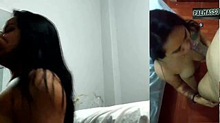 mi hermanastra deepthroats my cock, bent over for doggystyle. 😏