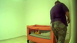 Divorced Chubby Woman Fucks Roommate In Nursery While Husband Works