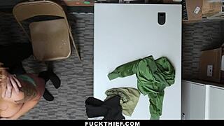 A young woman is punished after being caught stealing and then forced to have rough sex with a police officer.